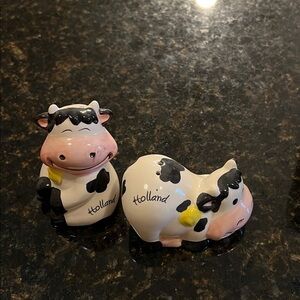 Holland Cow Salt and Pepper Shakers